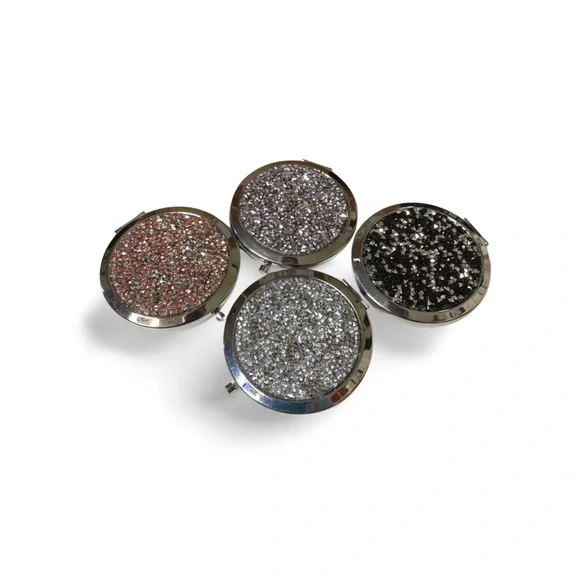 BUY NOW PICK 1 HOST SUPPORT Glitter Compact Mirror - Picture 1 of 5